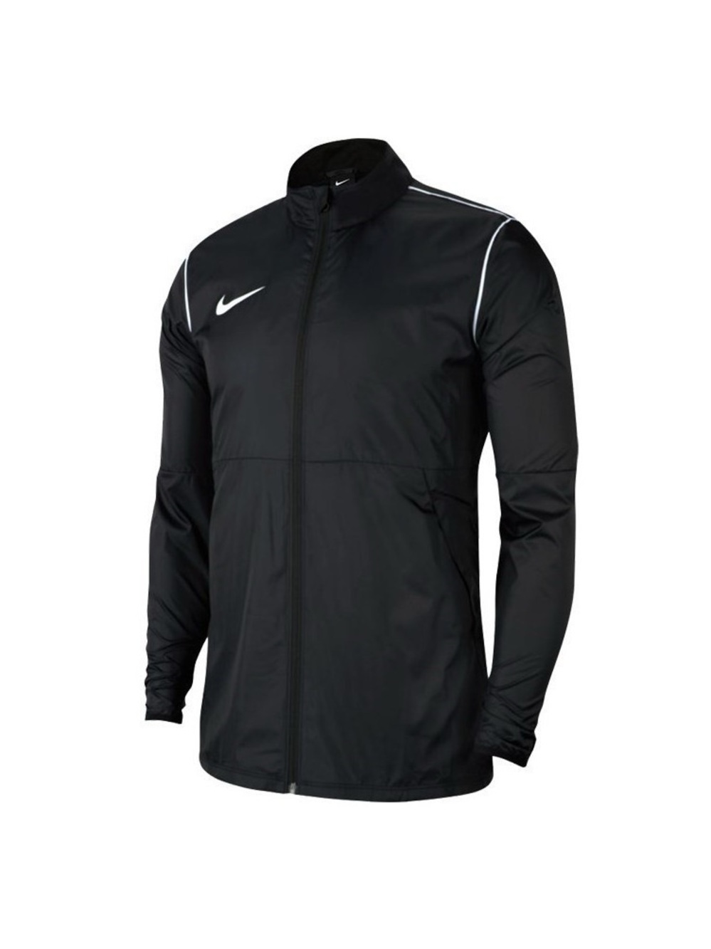 Nike Repel Park 20 Black Performance Full-Zip Training Jacket with Rain pro.